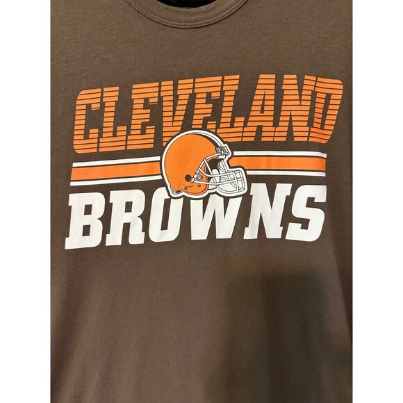 Cleveland Browns ‘47 Brand Mens Size Large Brown T-Shirt - Picture 3 of 7